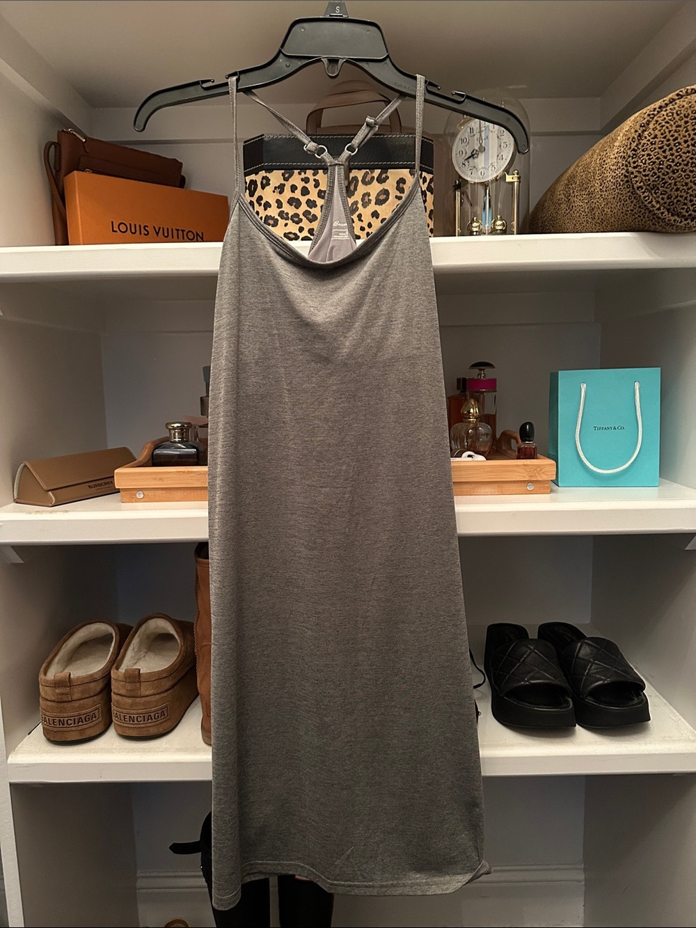 Eddie Bauer Charcoal Gray Tank Top